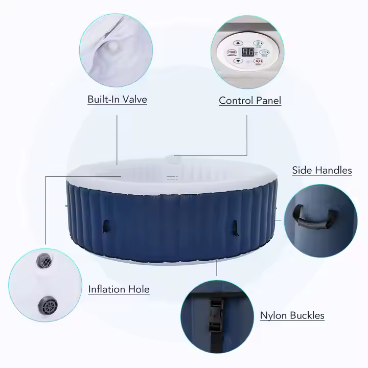 Jacuzzi Inflable Redondo para  - Spa & Wellness Jura Resort Centre De Loisirs Des Franches Montagnes reseña y precio